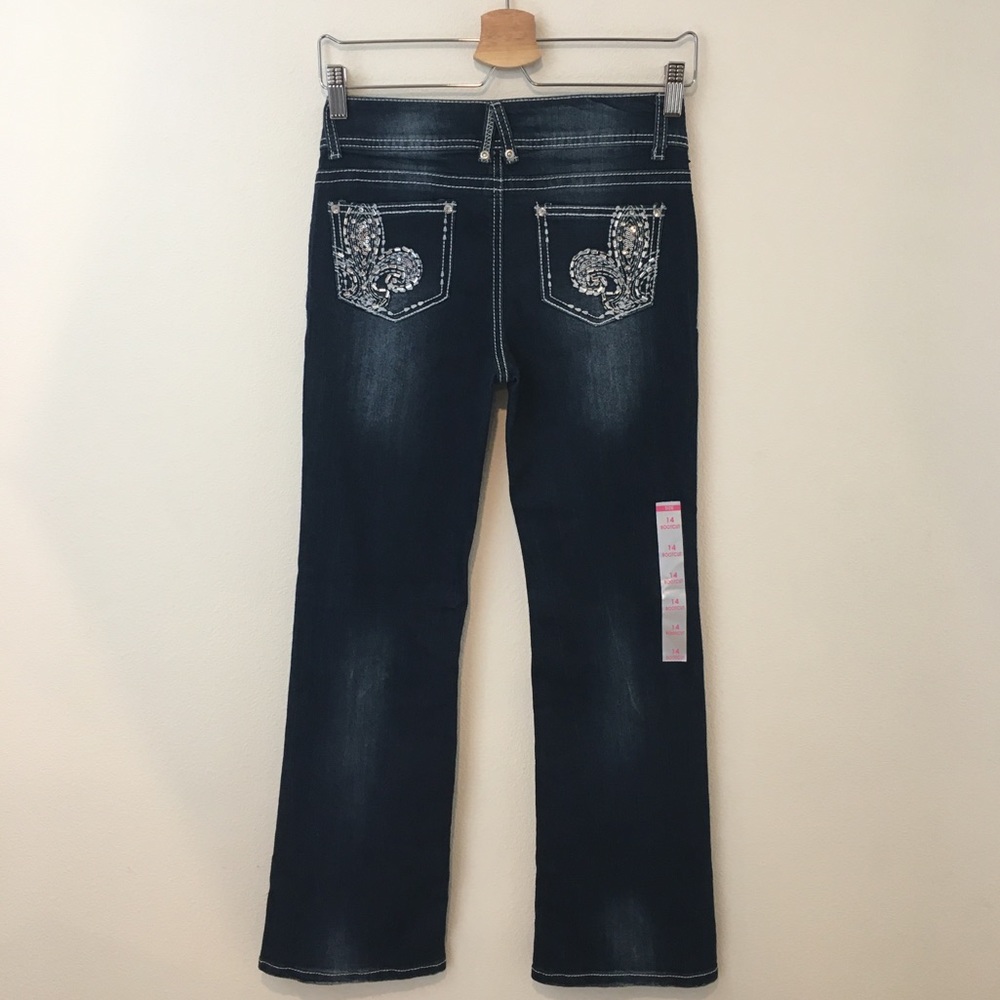 Revolt | Embellished & Embroidered Blue Jeans